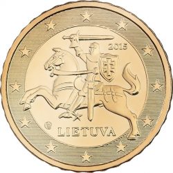 2015 Proof Lithuania 50 Cents