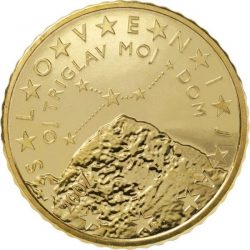 2007 Proof Slovenia 50 Cents