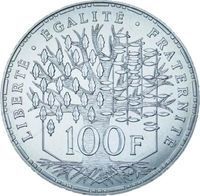 100 Francs 100 francs coin
