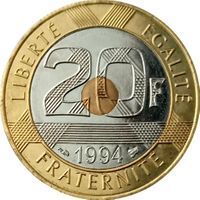 1992 20 Francs