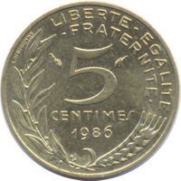 1966 5 Centimes