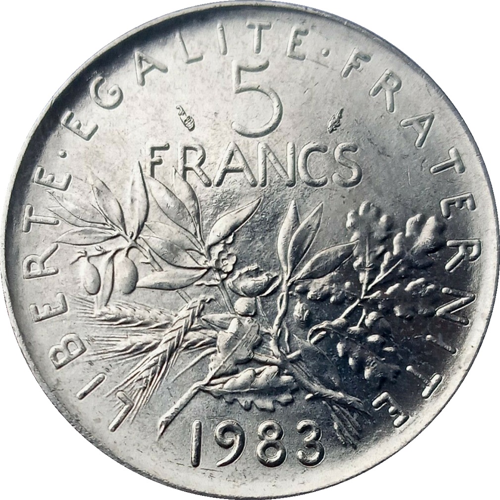 1988 5 Francs