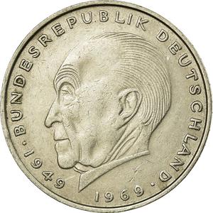 1984-D Konrad Adenauer Bundesrepublik Deutschland 2 Marks