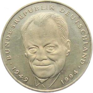 1998-F Willy Brandt Bundesrepublik Deutschland 2 Marks