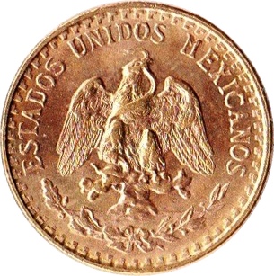 1945 Estados Unidos Type 1 2 Pesos