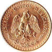 Estados Unidos Type 1 2 Pesos 2, 2.5 & 5 pesos coin