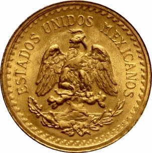 1918 Estados Unidos Type 1 2.5 Pesos