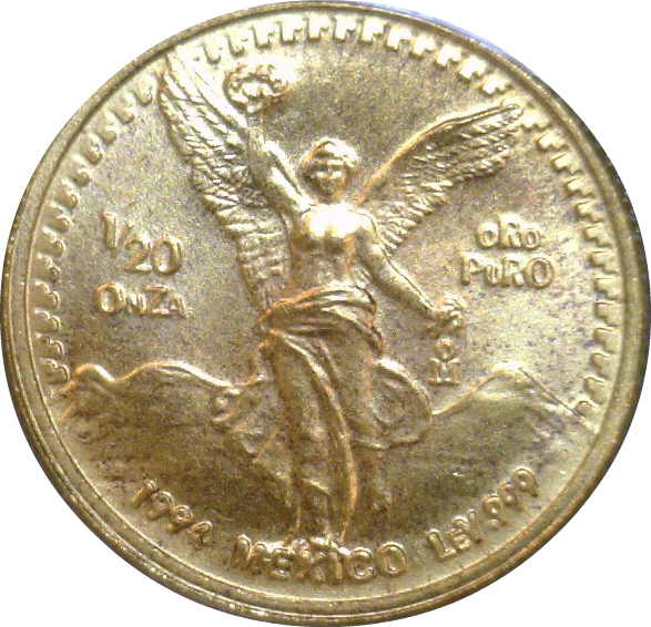 1992 Gold 0.05 Oz Libertad