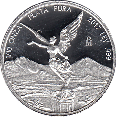 1997 Proof Silver 0.1 Oz Libertad