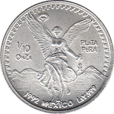 1995 Proof Silver 0.1 Oz Libertad