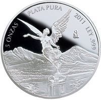 Silver 5 Oz Libertad libertad coin