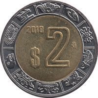 2 Pesos new peso coin
