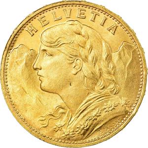 1899 Helvetia 20 Francs