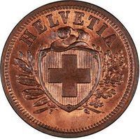 Coat of Arms 2 Centimes 2 centimes coin