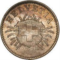 Helvetia 5 Centimes 5 centimes coin