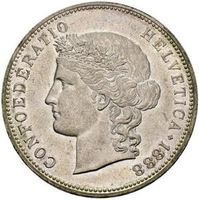 Helvetia 5 Francs 5 francs coin