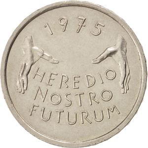 1975 Year of Historic Preservation Proof Helvetia, Modern 5 Francs