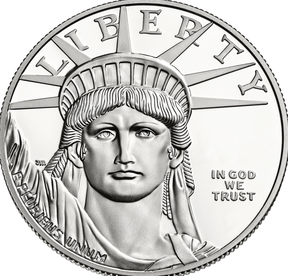 1997-W Proof $100 Platinum Eagles