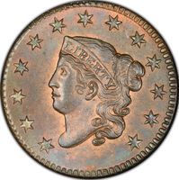Coronet Cent half cents & cents coin