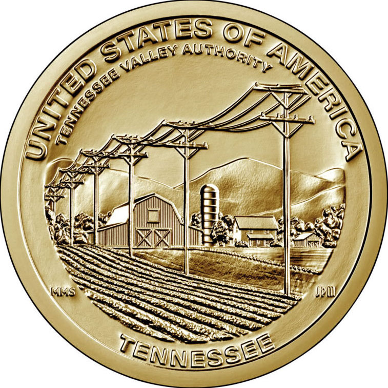 2022-S Tennessee Valley Authority Reverse Proof American Innovation Dollar