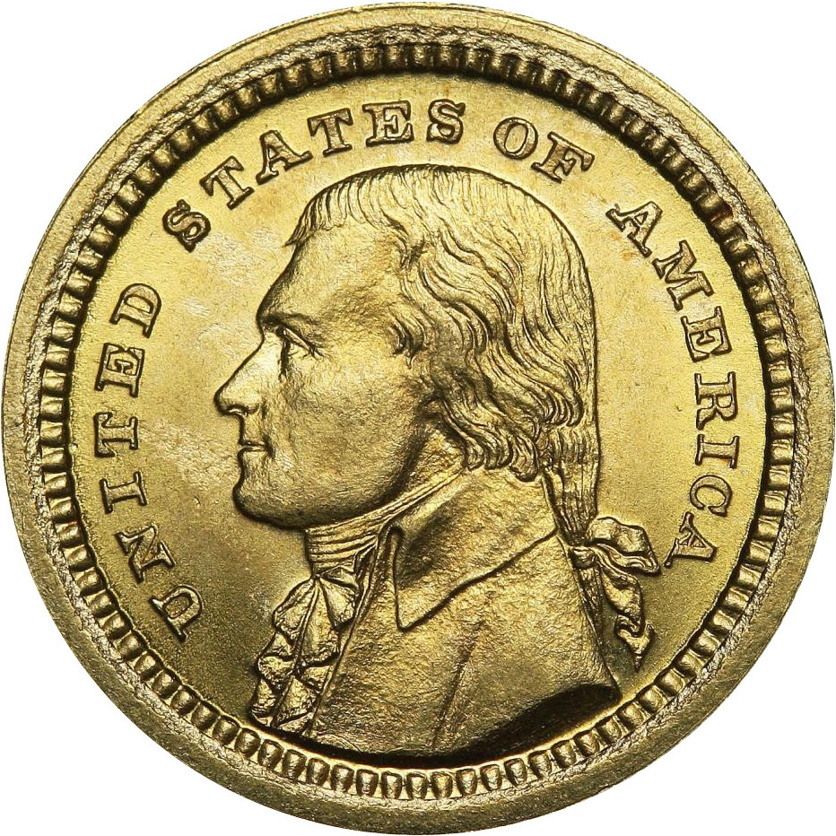 1903 Louisiana Purchase, Thomas Jefferson Gold