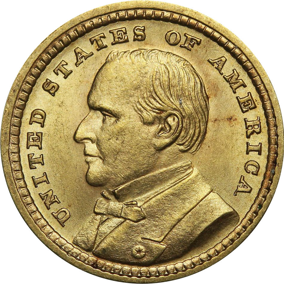 1903 Louisiana Purchase, William McKinley Gold
