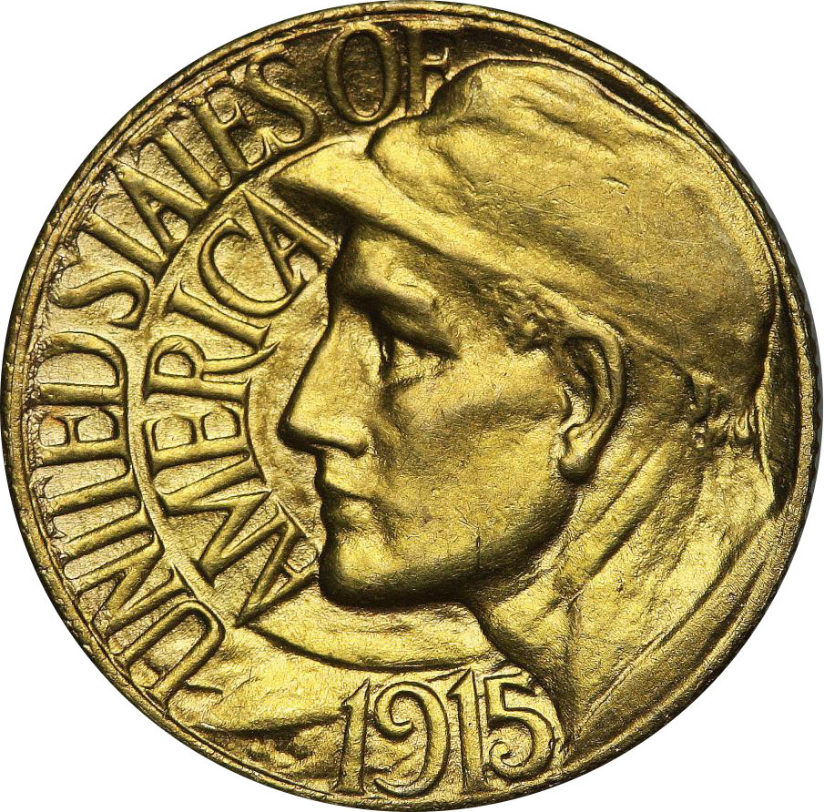 1915 Panama-Pacific International Exposition Gold