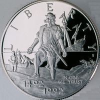 1992-D Christopher Columbus Quincentenary