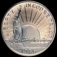 1986-D Statue of Liberty Centennial Modern Clad