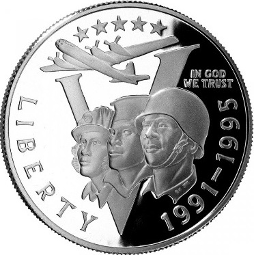 1993-P World War II Proof Modern Clad