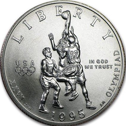 1995-S XXVI Olympiad, Basketball Proof Modern Clad