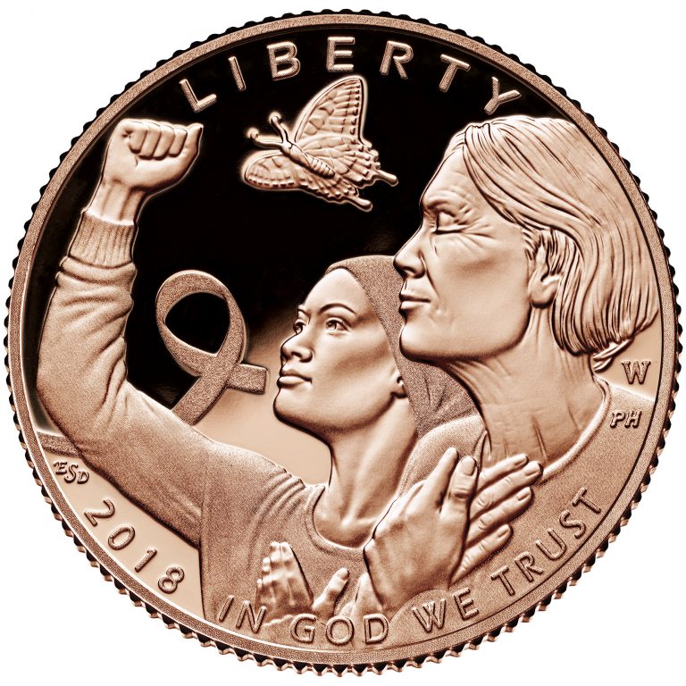 2018-W Breast Cancer Awareness Modern Gold