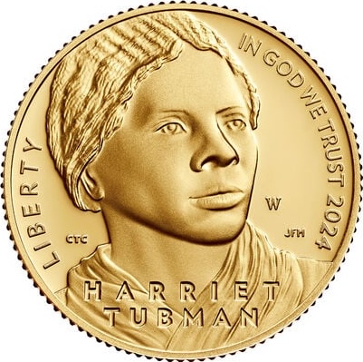 2024-W Harriet Tubman Proof Modern Gold