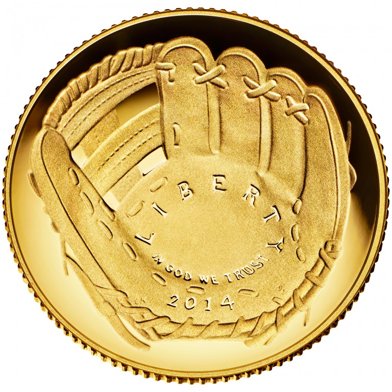 2014-W National Baseball Hall of Fame Modern Gold
