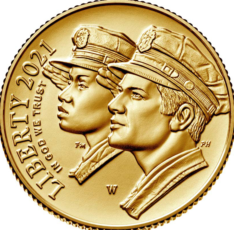 2021-W National Law Enforcement Proof Modern Gold