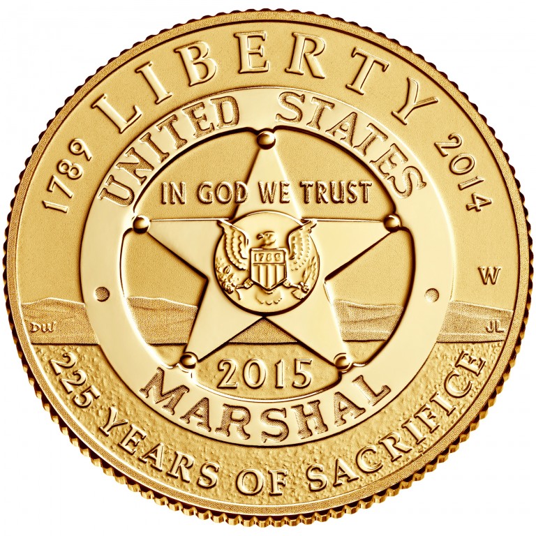 2015-W U.S. Marshals Service 225th Anniversary Modern Gold