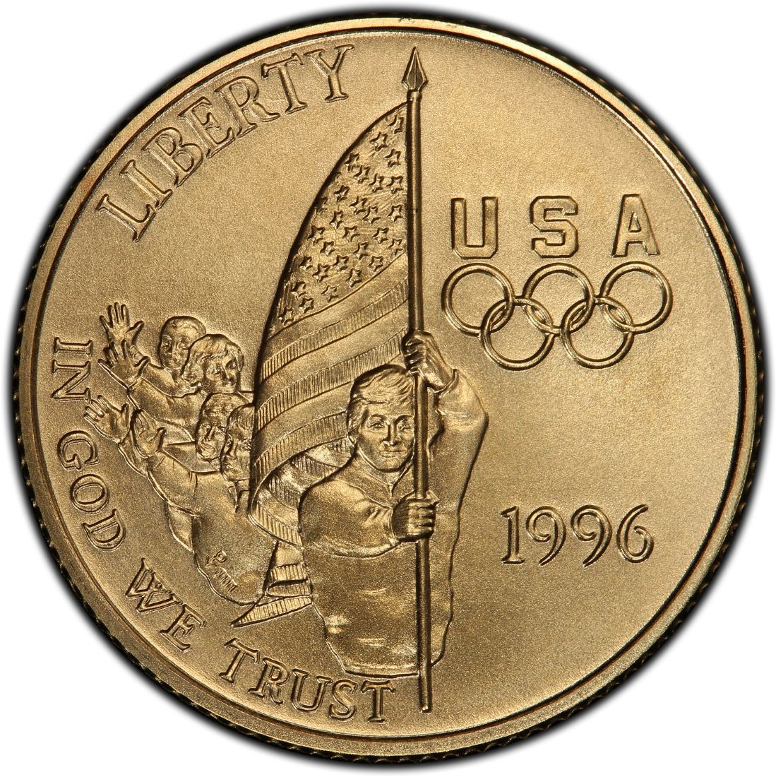1996-W XXVI Olympiad, Flag Bearer Modern Gold