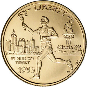 1995-W XXVI Olympiad, Torch Runner Proof Modern Gold
