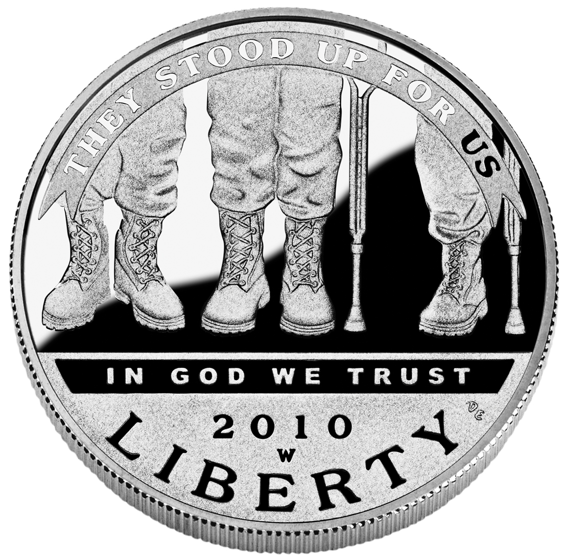 2010-W American Veterans Disabled For Life Modern Silver