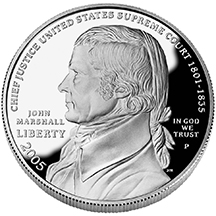 2005-P Chief Justice John Marshall Modern Silver