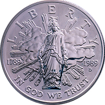 1989-D Congress Bicentennial Modern Silver