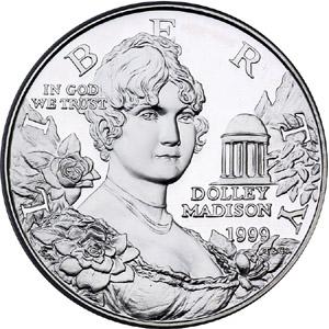 1999-P Dolley Madison Modern Silver