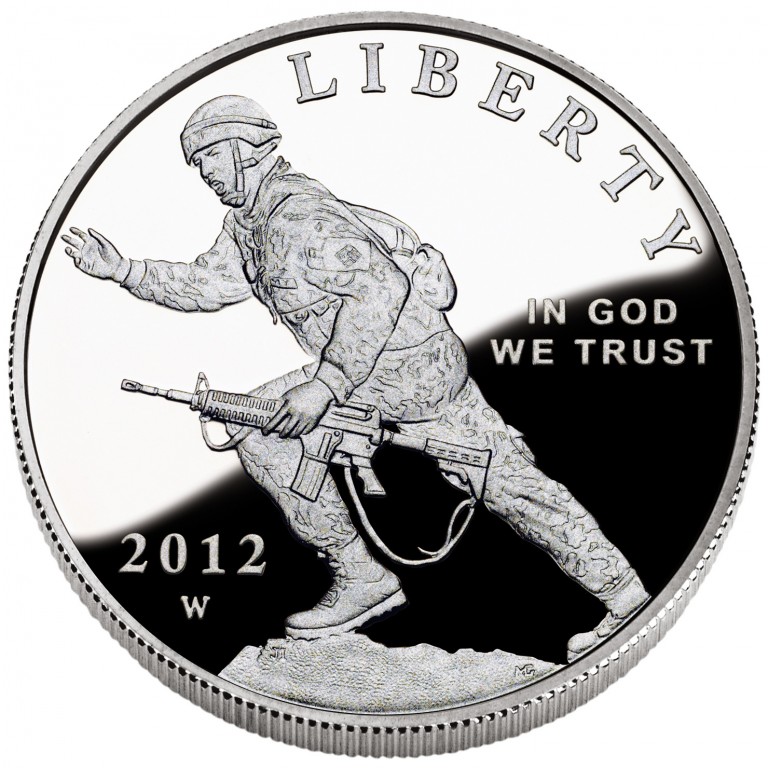 2012-W Infantry Soldier Modern Silver