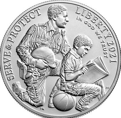 2021-P National Law Enforcement Modern Silver