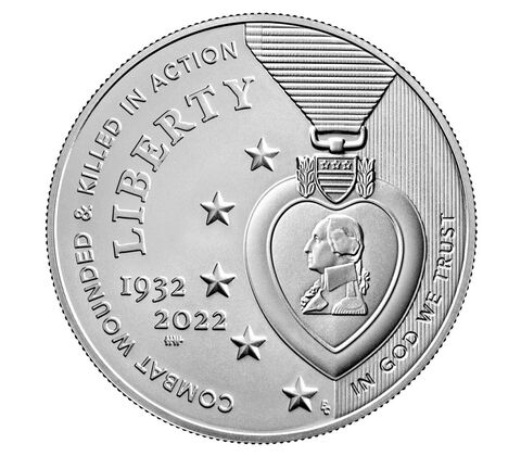 2022-W National Purple Heart Modern Silver
