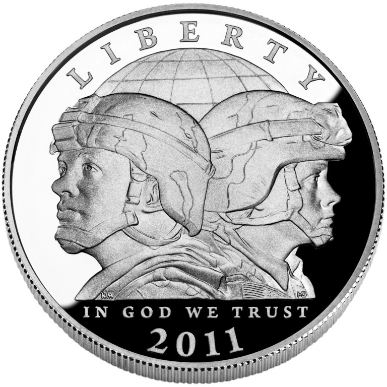2011-P U.S. Army Proof Modern Silver