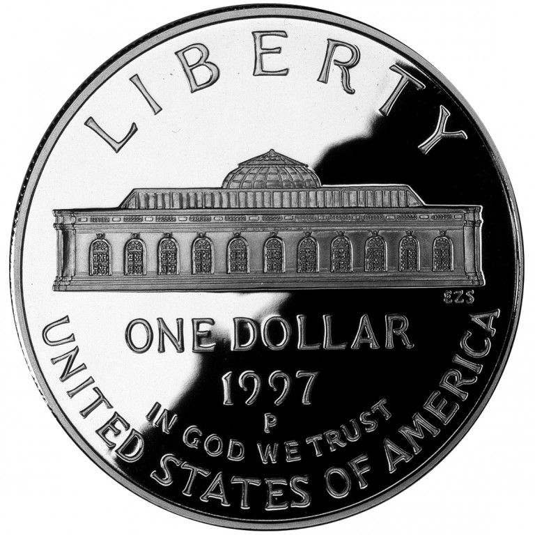 1997-P U.S. Botanic Garden Proof Modern Silver