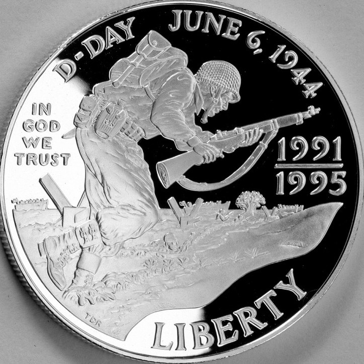 1993-D World War II Modern Silver
