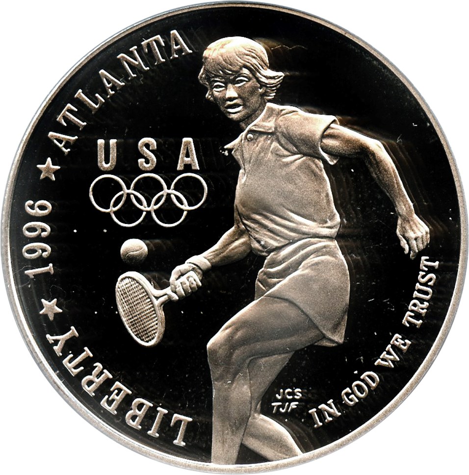 1996-D XXVI Olympiad, Tennis Modern Silver