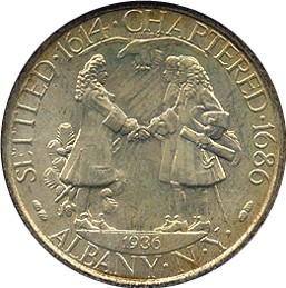 1936 Albany, New York, Charter Silver